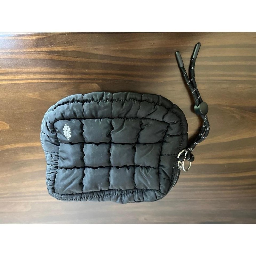 Free People Movement Quilted Mini Case Black NWOT
